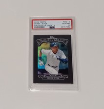 Derek Jeter,2015 Topps Gallery of Greats #GG-3..PSA Gem Mint 10,POP:28