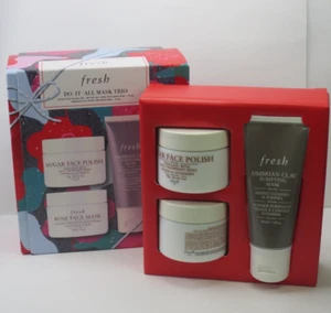 FRESH DO-IT-ALL MASK TRIO - FACE POLISH, FACE MASK & PURIFYING MASK BOXED - Picture 1 of 4