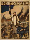 87201 WAR USA KNIGHTS COLUMBUS CATHOLIC SOCIETY Wall Print Poster AU