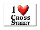 Cross Street, Suffolk, England - Fridge Magnet Souvenir Uk