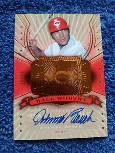 2005 UD Hall Of Fame Baseball Reds Johnny Bench Auto Autograph 25/25