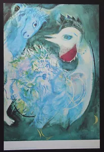 Marc Chagall•The Flowering Quill•21x32 Art Print•France (1979) Rare O/P - Picture 1 of 2