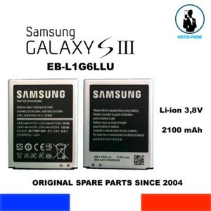 ORIGINAL BATTERY SAMSUNG GALAXY S3 EB-L1G6LLU GT-i9300 GT-i9305 SPH-L710 SPRINT - Picture 1 of 5
