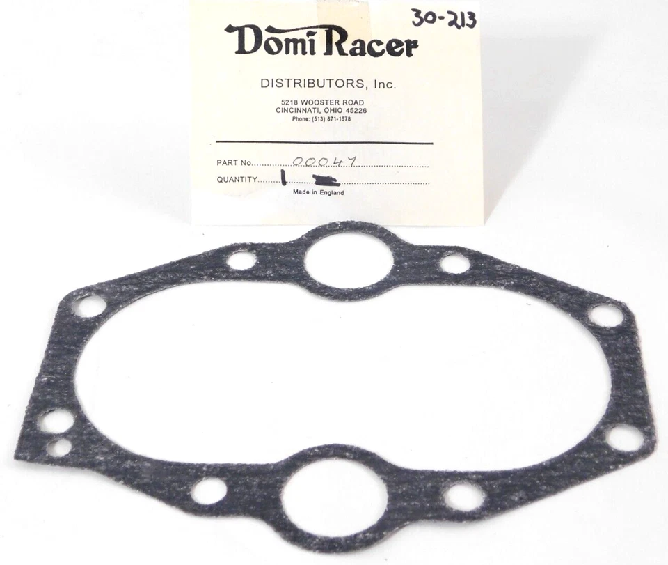 Junta base Domi-Racer Triumph 650 750 Bonneville Tiger Trophy 1966-82 70-6309 Foto 1 de 3