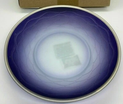 Yankee Candle Twilight Dusk púrpura azul placa de vidrio vela accesorio 1552323 nuevo Foto 1 de 2