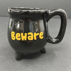 Cauldron Mug Cup Beware Black Witch Wiccan Alternative - Picture 1 of 9