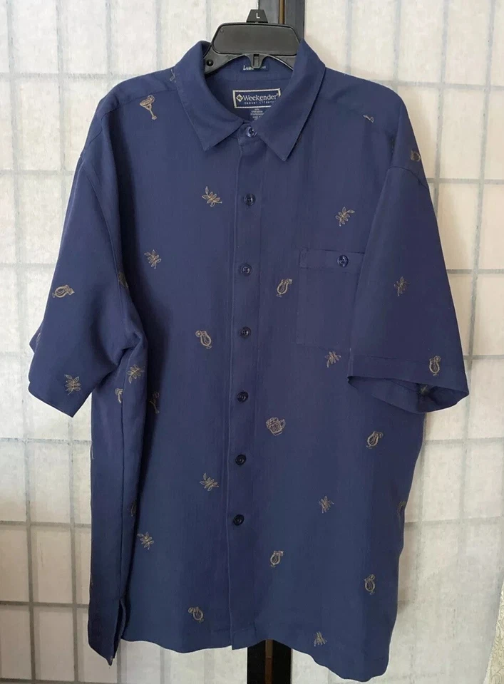 Weekender Casual Lifestyle Men XL Hawaiian Camp Shirt "Luau Style” 54” Chest - Image 1 of 4