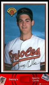 1989 Bowman #6 Gregg Olson Baltimore Orioles Baseball Card