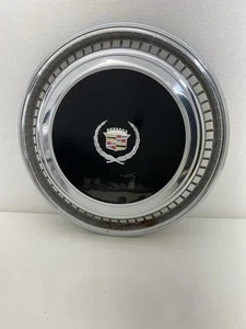1976 76 77 78 original Cadillac Eldorado hubcap (1) BLACK OEM - Picture 1 of 13