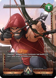 Foil - Arrow of Justice - AC5 / NM / English AC - Picture 1 of 1