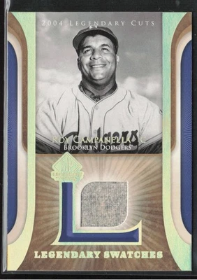 2004 SP Legendary Cuts #LSW-RC Roy Campanella Legendary Swatches - Image 1 of 2
