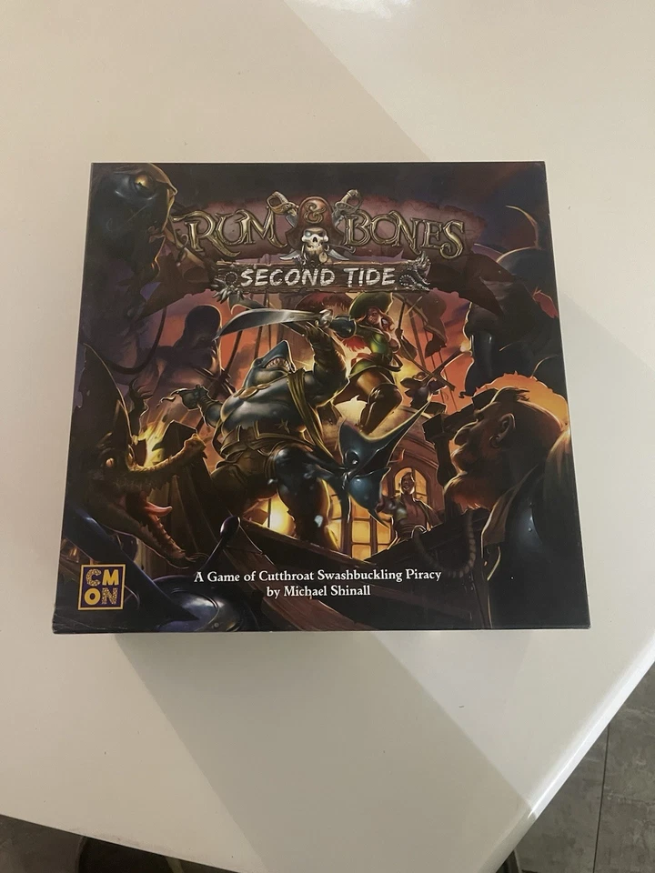 Rum & Bones Second Tide Board Game CMON  RB017  Pirates Opened But Unused  - Image 1 of 4