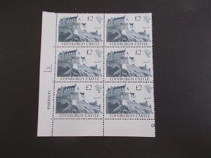 GB QEII 1988 Castle £2 High Value Cylinder Block of 6 Cylinder 2T Superb U/M - Picture 1 of 1