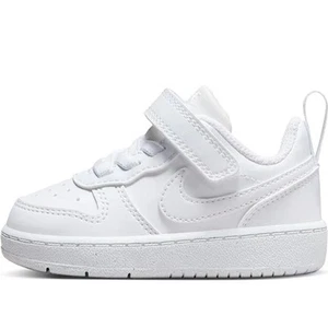 Nike Court Borough Low Recraft Zapatos para Niños Pequeños, Talla 8.5k Triple Blanco Nuevos - Imagen 1 de 5