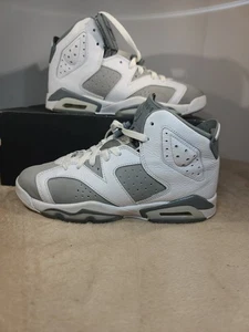 Nike Air Jordan 6 Retro Grau/Weiß 384665-100 Größe 6,5Y - Bild 1 von 9