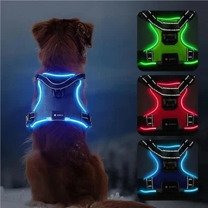MASBRILL LED Dog Harness - Light Up, No Pull, Rechargeable for Night Walking,... - Picture 1 of 6