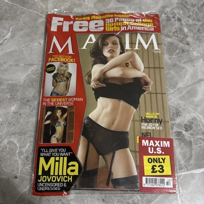 MAXIM Magazine still sealed with free bonus magazine  - Image 1 of 2