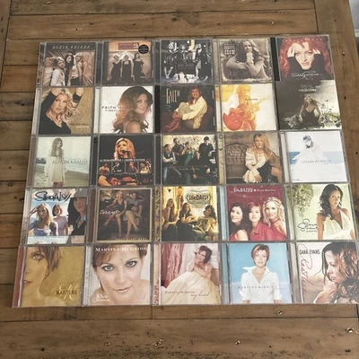 Country Cd 25 Lot Dixie Chicks Sheryl Crow Martina SheDaisy Sara Evans Womack Foto 1 de 2