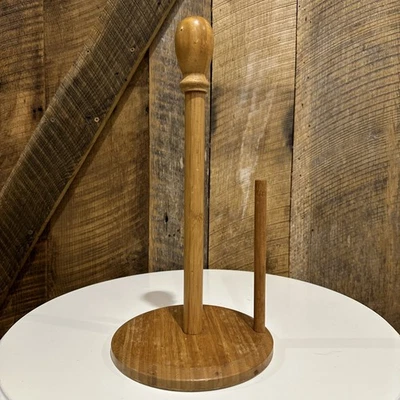 Toallero de papel encimera de madera cocina taller de arte organización ayuda Foto 1 de 4