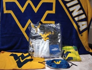 WV Mountaineers Stadium Kit Vintage Clear Bag, Throw, Towel, Rain Ponchos More - Picture 1 of 7