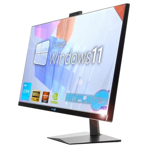 Tout En Un I3 24" Windows 11 Ram 8 Go Ssd 120 Go Ordinateur Fixe Édition Gaming - Photo 1/11