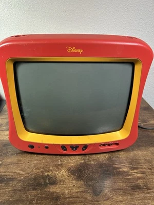 Disney Mickey Mouse Color DT1350-C CRT TV 13" - Funciona pero LEER PROBLEMAS Foto 1 de 4