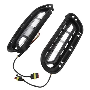 }1Pair LED Daytime Running Light High Brightness Yellow White Light Waterproof - Picture 1 of 12