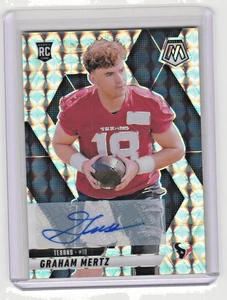 2025 Panini Mosaic Graham Mertz RC Silver Prizm Rookie Auto Houston Texans #392 - Picture 1 of 2