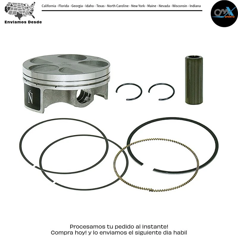 PISTON KIT FORGED 76.95/+0.01  Yamaha YZ250F WR250F 2001-2004 - Изображение 1 из 1