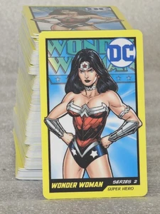 Tarjetas empujadoras de monedas Namco DC Comics serie 2 Wonder Woman, 105 tarjetas #4 sin código de barras - Imagen 1 de 3