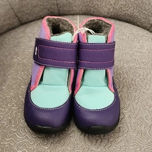 See Kai Run Blake Boot, Purple/Mint, Size Little Kids 10, NWT - Picture 1 of 8