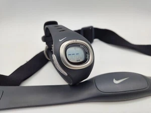 Nike Triax C3 Gray Watch SM0013 w/ Heart Monitor Chest Strap SMA007 New Battery - Picture 1 of 9