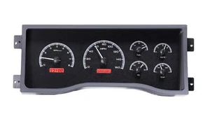 Dakota Digital VHX--95C-PU-K-R 95-98 Chevy GMC Truck 95-00 SUV Gauges Black/ Red - Picture 1 of 8