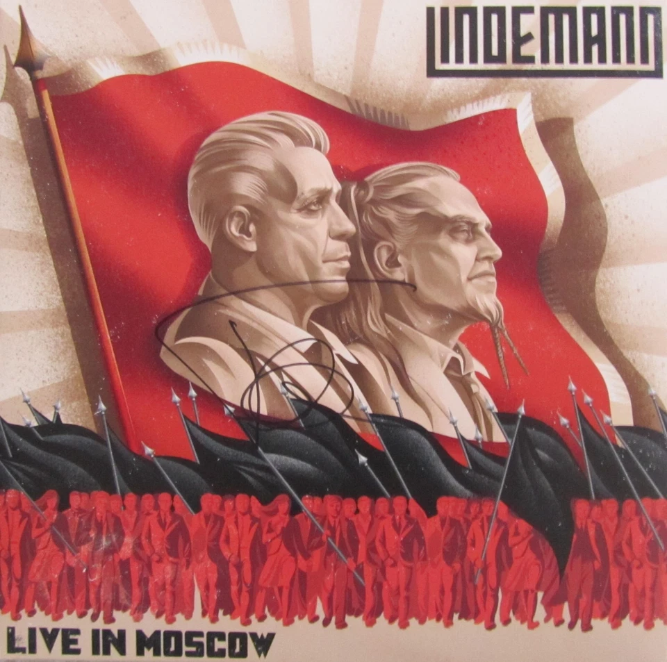 Till Lindemann Autogramm autograph signiert Lindemann Live in Moscow DLP Vinyl - Bild 1 von 1