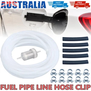 Diesel Heater Fuel Filter Inline Diesel Fuel Filter Hose Clips Fuel Line Kit AU - Picture 1 of 12
