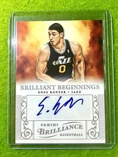 ENES KANTER FREEDOM AUTO ROOKIE CARD JAZZ AUTOGRAPH RC  2012-13 Brilliance  NIKE