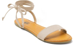 Womens Sandals, Lace up Sandals for Women, Open Toe Strappy Sandals for Women, T - Picture 1 of 6