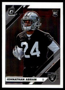 2019 DONRUSS OPTIC JOHNATHAN ABRAM RC OAKLAND RAIDERS #111