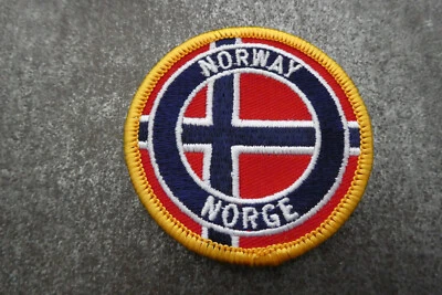 Norway Woven Cloth Patch Badge (L89S) - Image 1 of 2