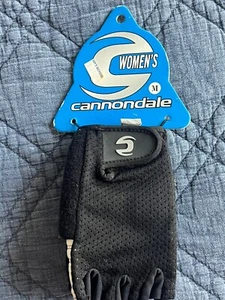 Cannondale Mesa Mesh Pigskin Palm cycling gloves - Black/White Women’s M - NWT - Picture 1 of 7