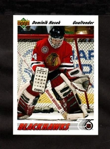 Hockeykarte - Dominik Hasek - Blackhawks - Upper Deck - 1991 - #335 - Bild 1 von 2