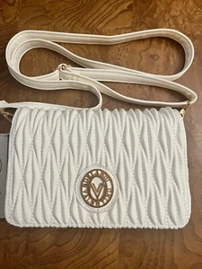 Valentino Orlandi Crossbody Designer Bag White w/Gold Hardware NWT - Picture 1 of 13