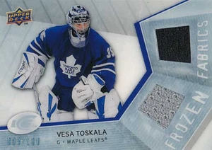 2008-09 Upper Deck Ice FROZEN FABRIC PETG #VT VESA TOSKALA - x/100 - Maple Leafs - Picture 1 of 1