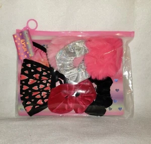 Girls Face Mask Set with Hair Ties Cloth Face Mask Cotton Reusable Washable - Picture 1 of 1