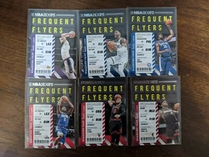2020-21 NBA Hoops Frequent Flyer cards lot 6x Silver inserts Anthony Davis - Picture 1 of 2