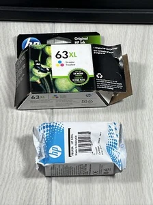 HP 63XL Tricolor High Yield Original Ink Cartridge F6U63AN EXP 4/2021 - Picture 1 of 2