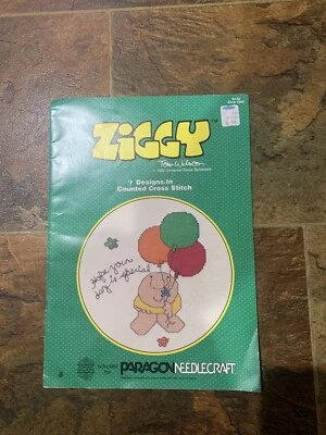 Ziggy Tom Wilson Designs Pattern Books Cross Stitch Vintage 1982 17 pages - Image 1 of 4