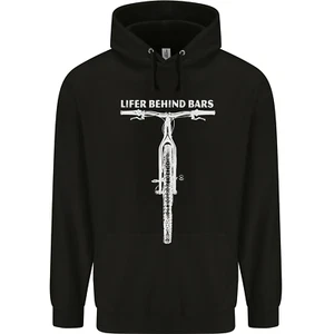 Lifer Behind Bars Cycling Cyclist Funny Childrens Kids Hoodie - Picture 1 of 80
