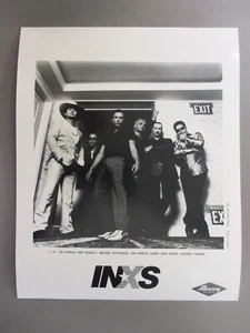 INXS black & white 8 X 10 glossy promo photo 1997 ! - Picture 1 of 1