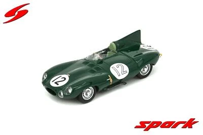 1:43 SPARK Jaguar D-Type #12 24H Le Mans 1954 Stirling Moss Peter Walker S2927 - Immagine 1 di 2